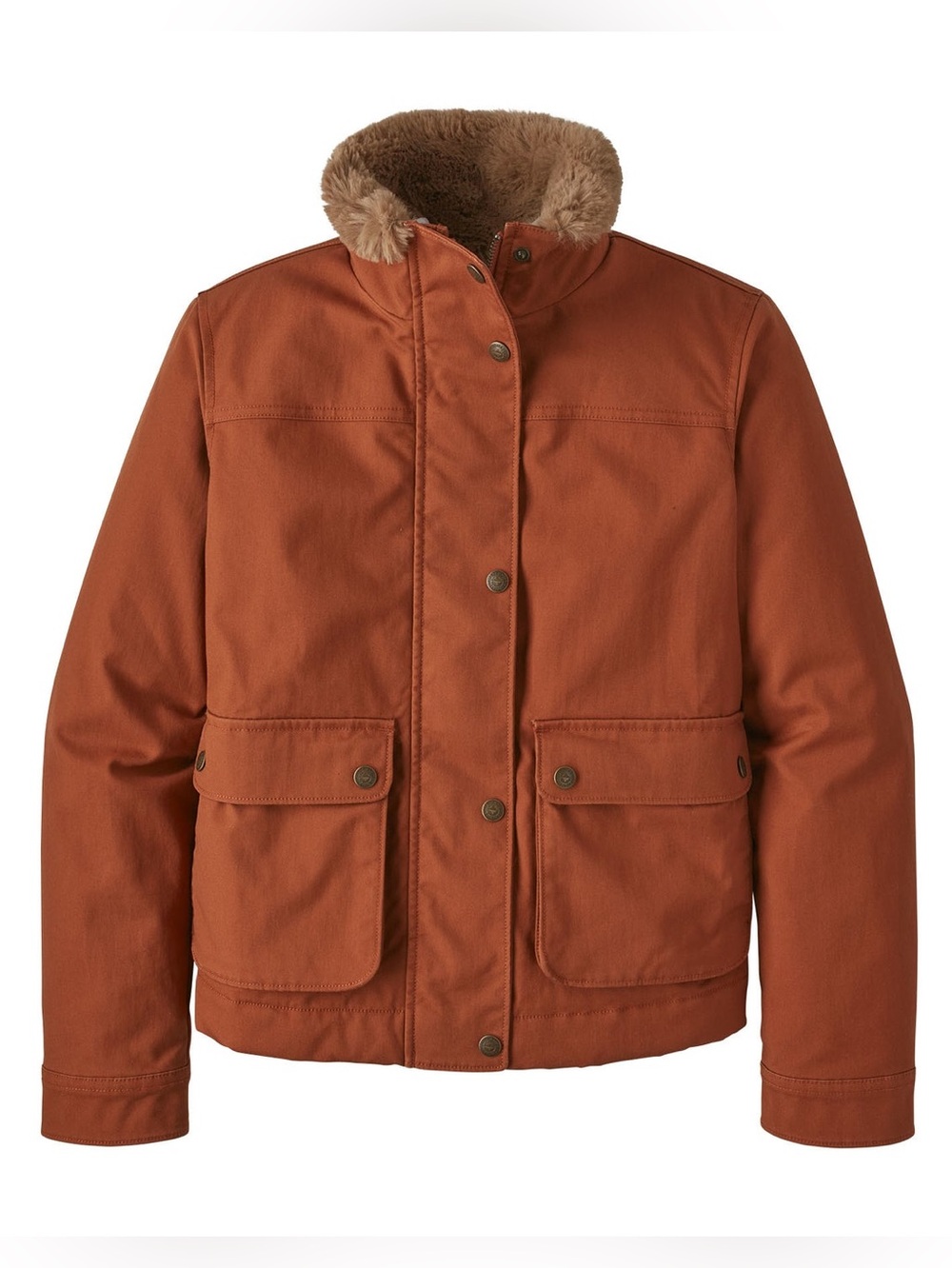 Patagonia Women's Maple Grove Jacket Burnished Red Color  *Estimated Size Small